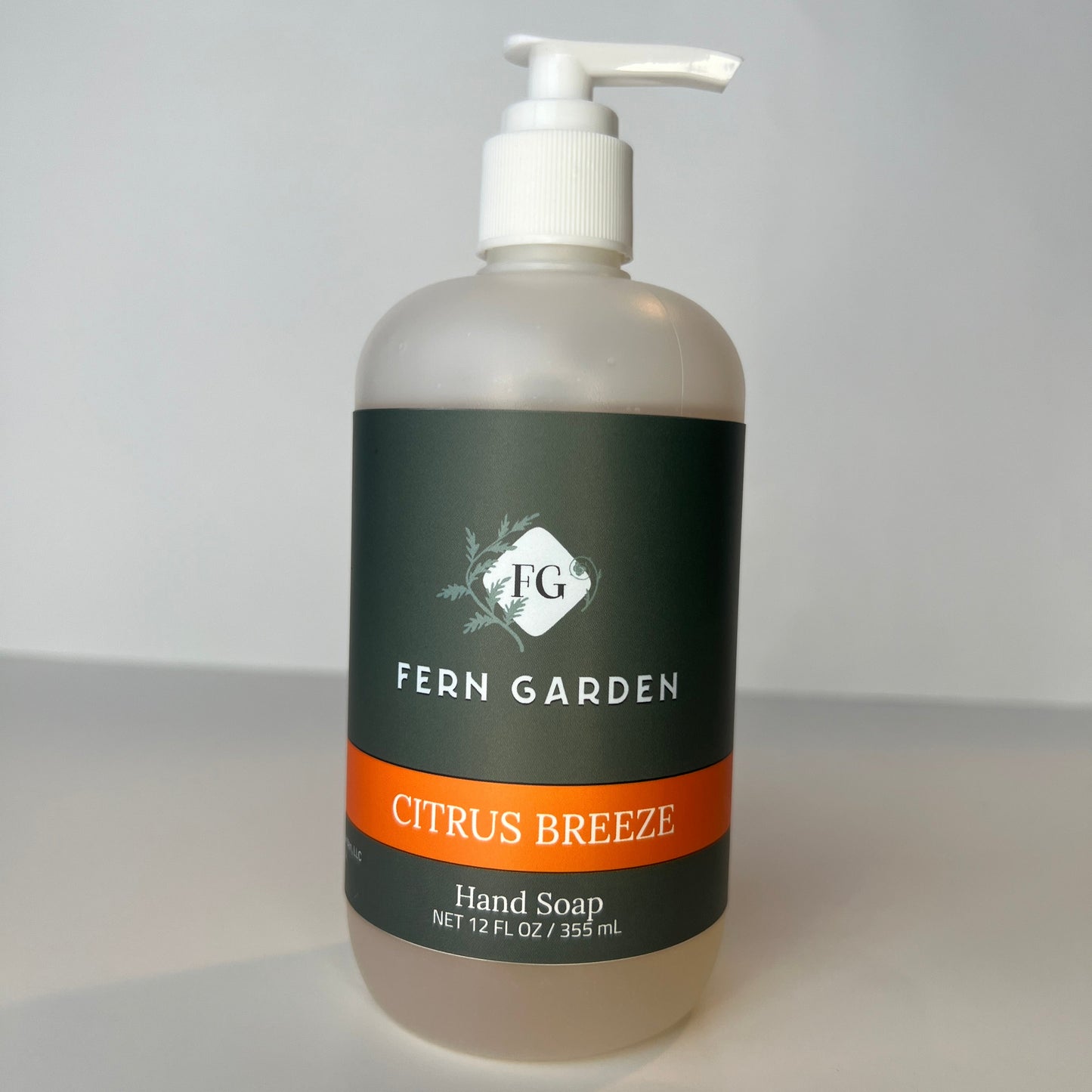 Citrus Breeze natural handmade hand soap with refreshing citrus aromatherapy scent