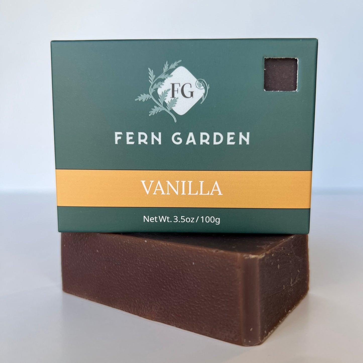 Vanilla natural handmade bar soap with almond star anise and coconut scent