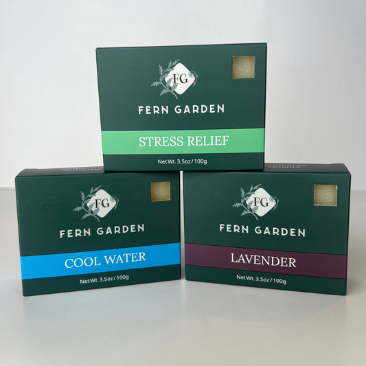 Natural handmade bar soap 3 pack bundle with assorted aromatherapy scents