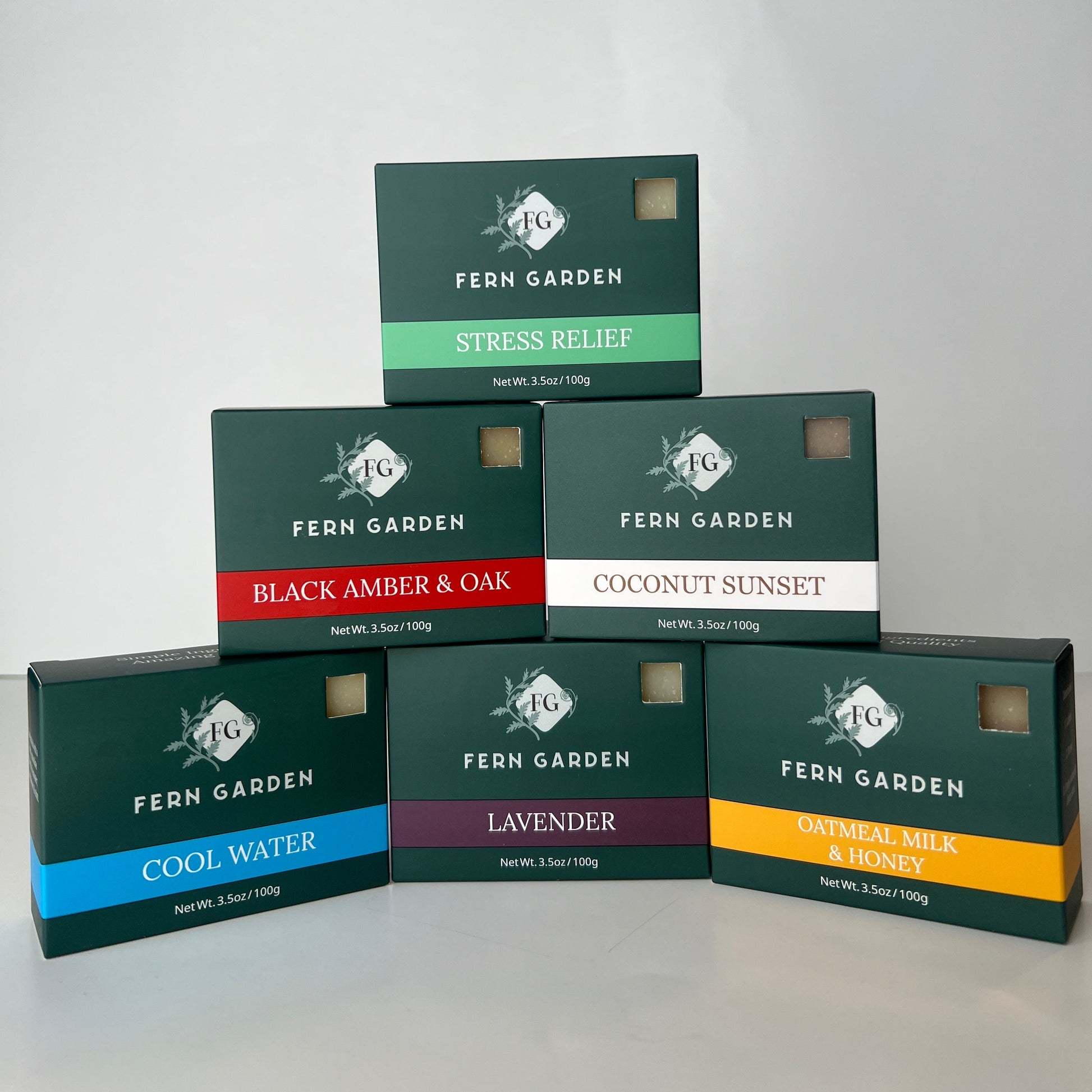 Natural handmade bar soap 6 pack bundle with assorted aromatherapy scents