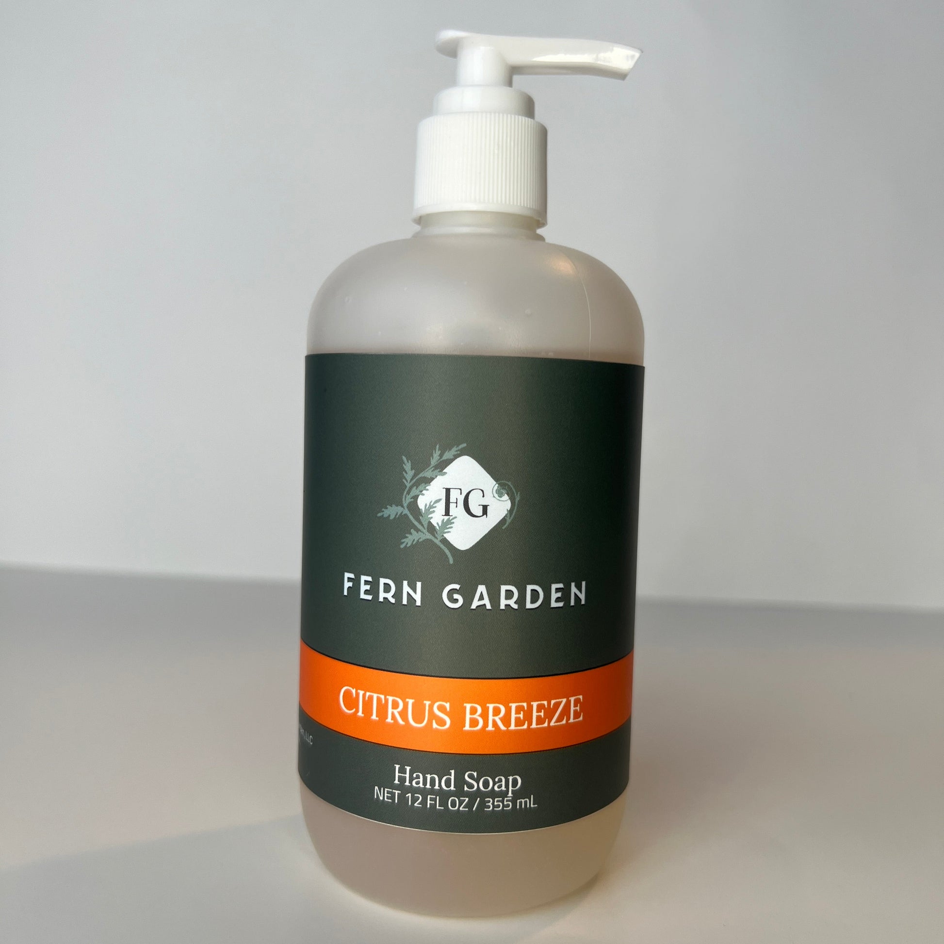 Citrus Breeze natural handmade hand soap with refreshing citrus aromatherapy scent