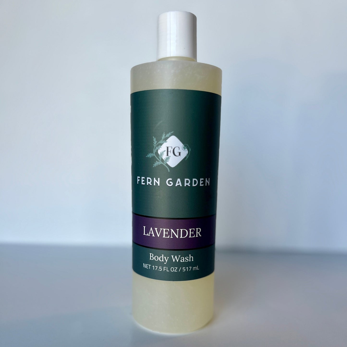 Lavender natural handmade body wash with calming aromatherapy scent