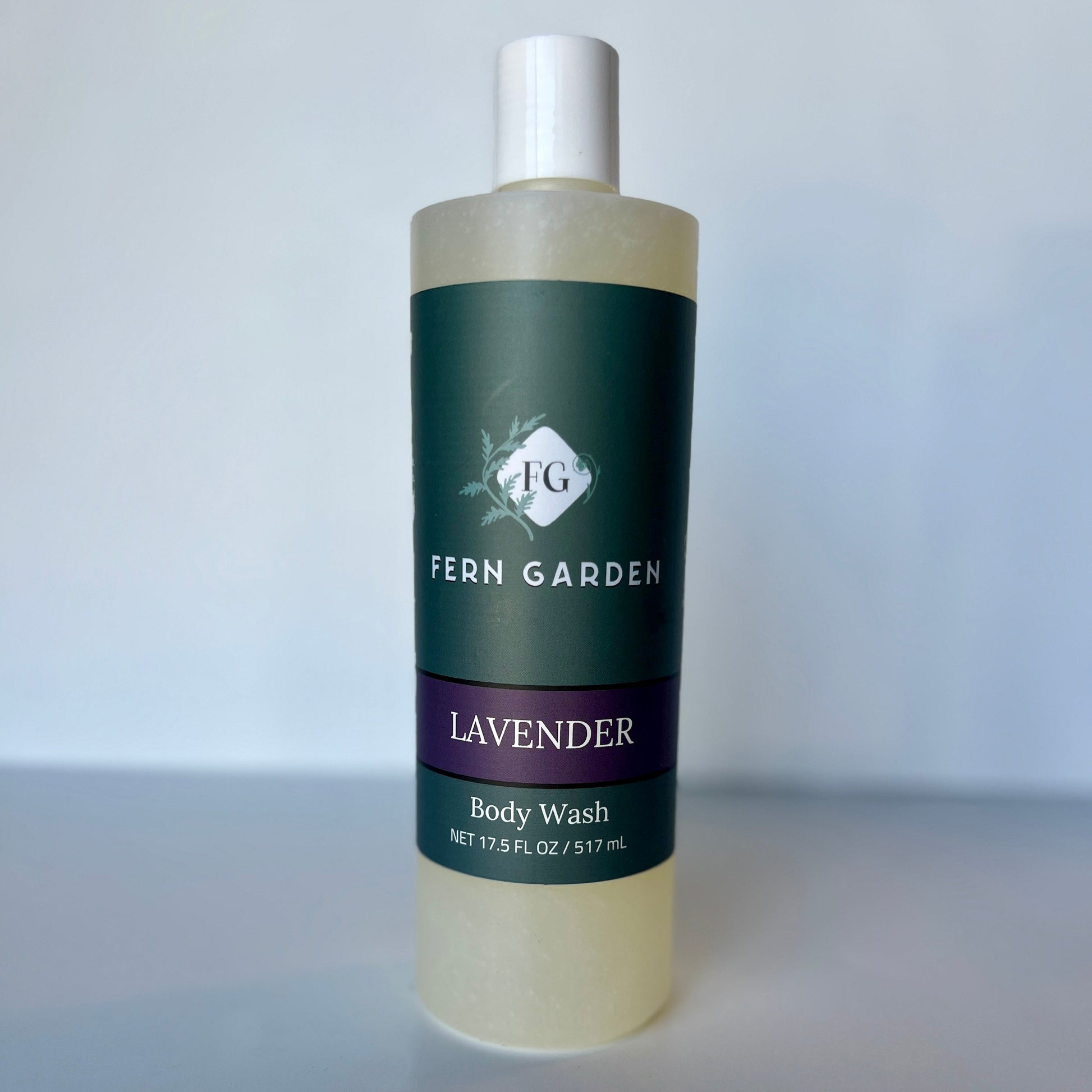 Lavender natural handmade body wash with calming aromatherapy scent