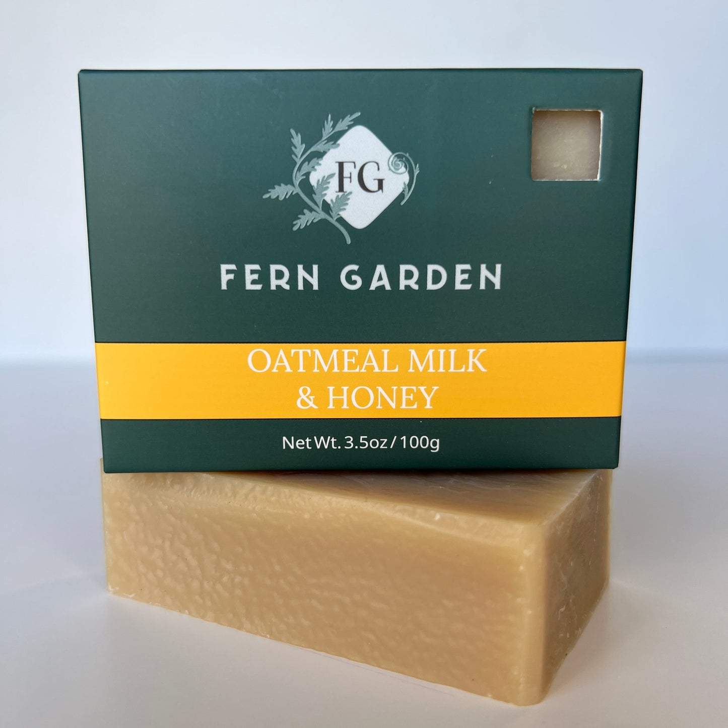 Oatmeal Milk & Honey natural handmade bar soap with gentle soothing scent