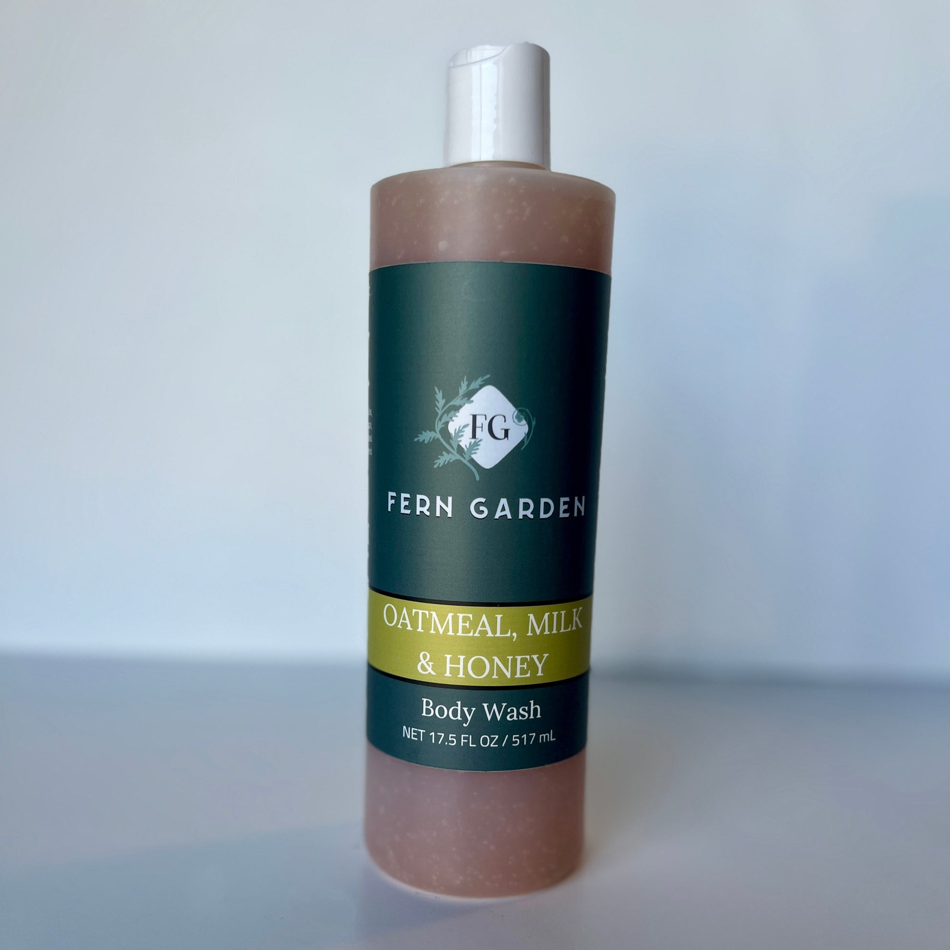Oatmeal Milk & Honey natural handmade body wash with gentle soothing scent