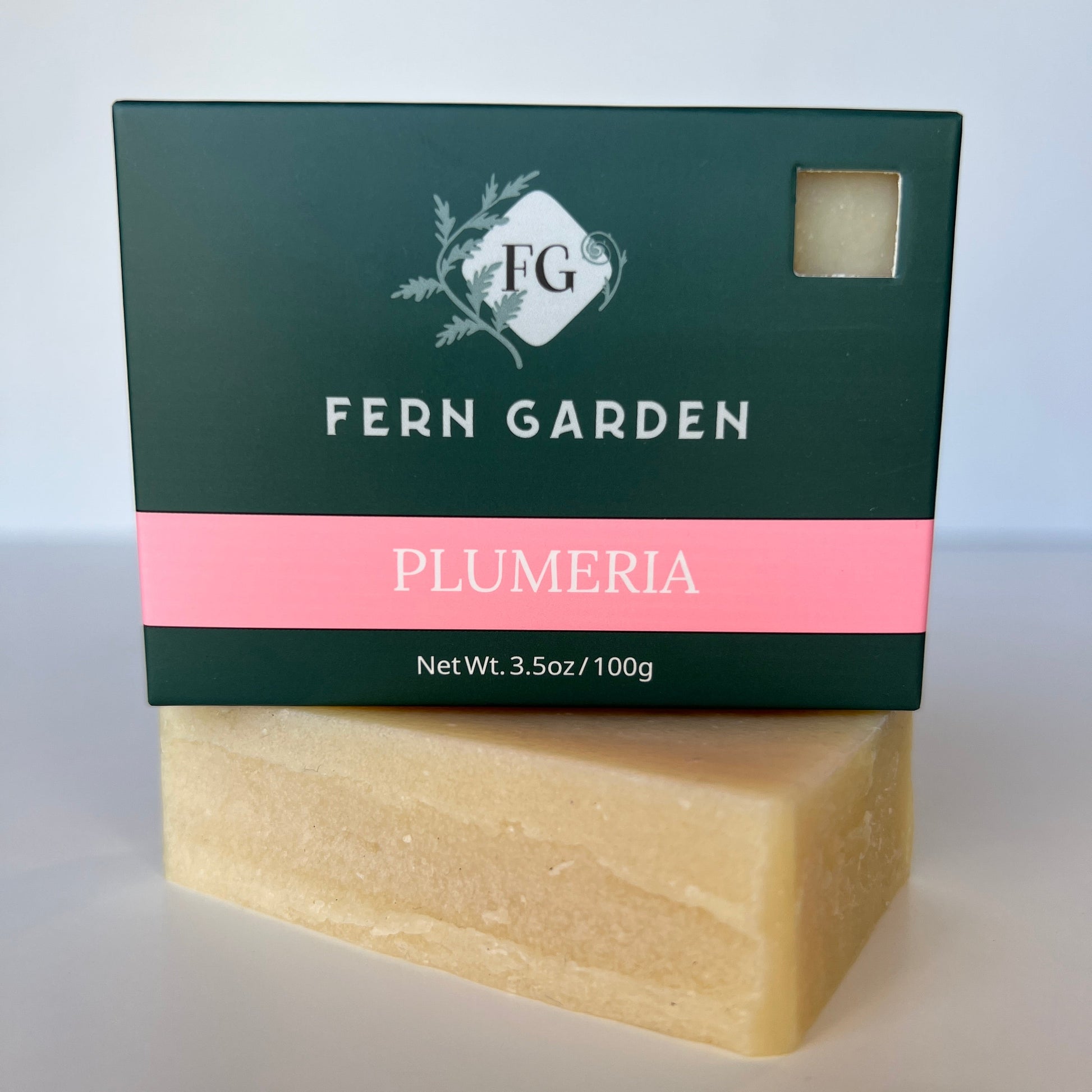 Plumeria natural handmade bar soap with tropical floral aromatherapy scent